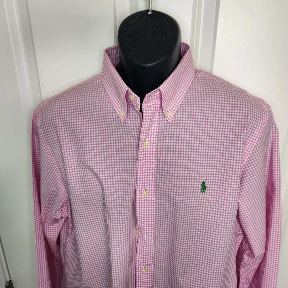 Polo Ralph Lauren Classic Fit Button-Up Shirt Sz L - Picture 3 of 9